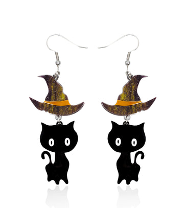 Velora the Little Witchcat Earrings