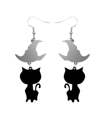 Velora the Little Witchcat Earrings