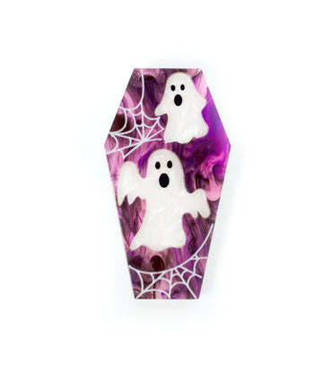 The Boo Crew Coffin Brooch
