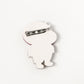 Pink Hoodie Ox Brooch