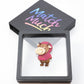 Pink Hoodie Ox Brooch