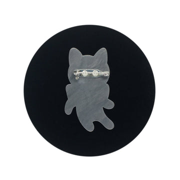Kitty In A Dream Resin Brooch