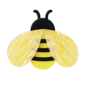 Broche abeille volante en résine