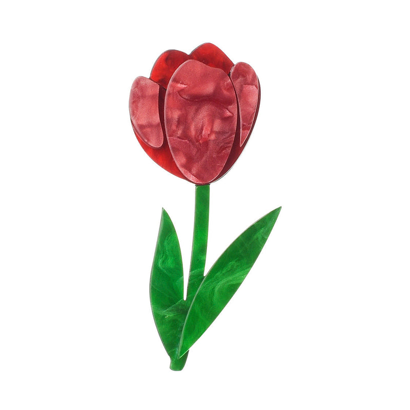 Rose Resin Brooch