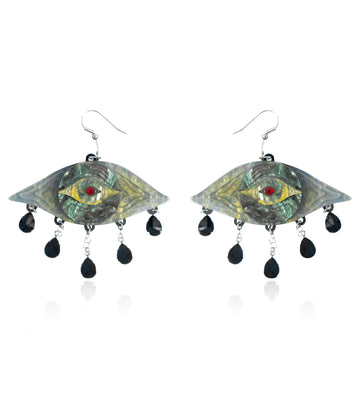 Weepy Wanda Eye Earrings