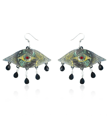 Weepy Wanda Eye Earrings