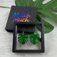 Electric Leaf Earrings