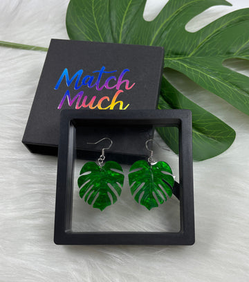 Electric Leaf Earrings