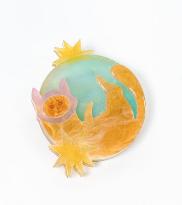 Meow-ry & Bright Brooch
