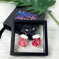 Toe-tally Happy Stockings Earrings