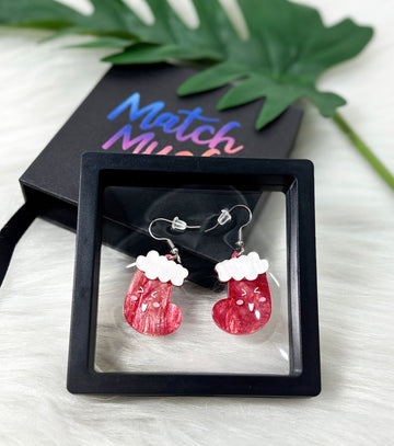 Toe-tally Happy Stockings Earrings