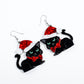 Santa Cat-venture Earrings