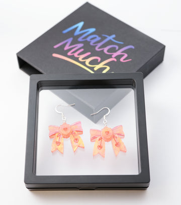 Close-to-Heart Sweet Bow Earrings
