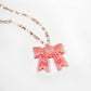 Sweetheart's Gift Bow Necklace