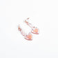 Mirrored Heart-Glow Key Earrings
