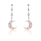 Mirror Moon & Star Earrings