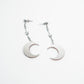 Mirror Moon & Star Earrings