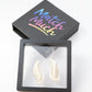 Aurora White Swan Earrings