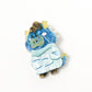 Aurora Puffer Jacket Dragon Brooch