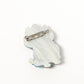Aurora Puffer Jacket Dragon Brooch