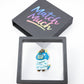 Aurora Puffer Jacket Dragon Brooch