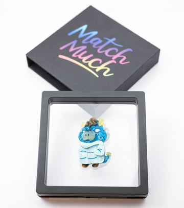 Aurora Puffer Jacket Dragon Brooch