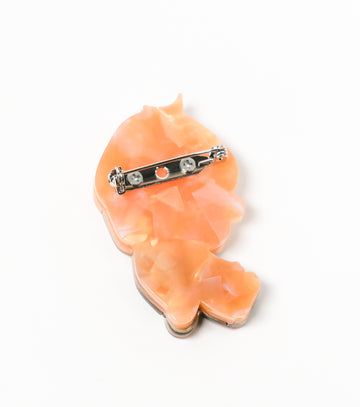 Peachy Keen Monkey Brooch