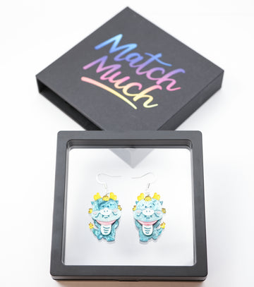 Sky-Blue Spirit Earrings