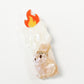 Candlelit Bunny Brooch