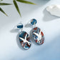 Ink & Indigo Earrings