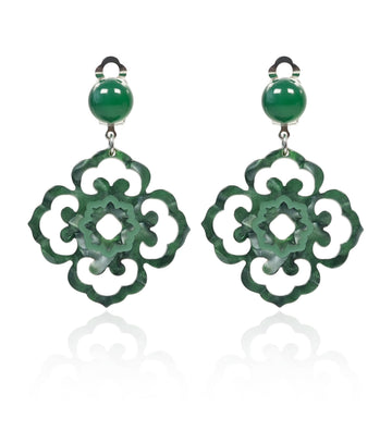 Frozen Lotus Pond Earrings