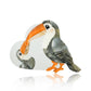 Mirror-Loving Toucan Brooch