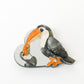 Mirror-Loving Toucan Brooch