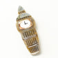 Tea Time Tower Brooch For European Cultural tourism