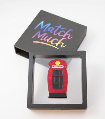 London Call Brooch For European Cultural tourism