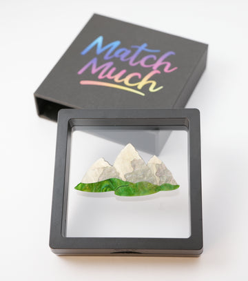 Peak Attitude Brooch For European Cultural tourism