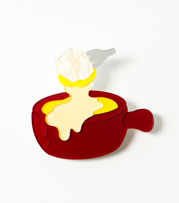 Swiss Fondue Brooch