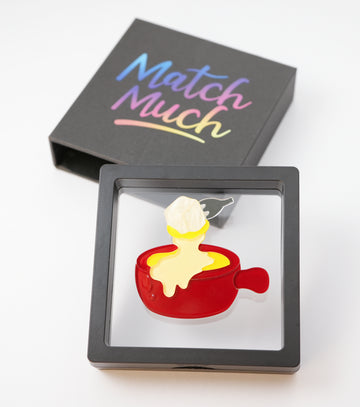 Swiss Fondue Brooch For European Cultural tourism