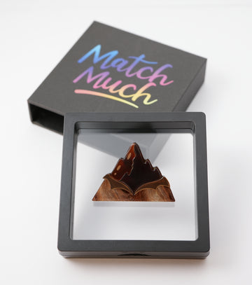 Alpine Chocolate Brooch For European Cultural tourism