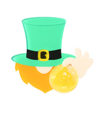 Irish Luck Brooch For European Cultural tourism