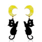Nyxie the Moonbeam Cat 
Earrings