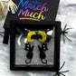 Nyxie the Moonbeam Cat 
Earrings