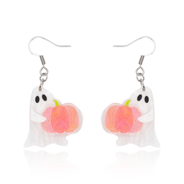 Pip's Pink Prize Ghost Earrings