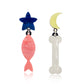 Midnight Munchies Asymmetric Earrings
