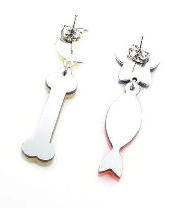 Midnight Munchies Asymmetric Earrings