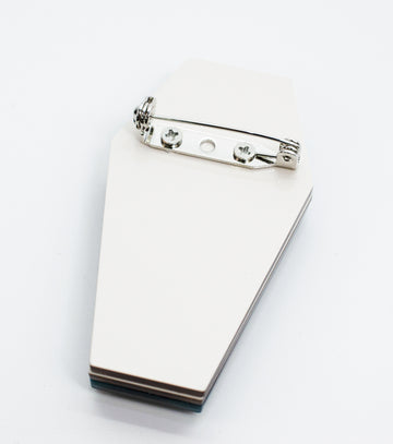 Midnight Hollow Coffin Brooch