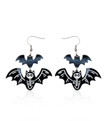 X-Ray Vision Bat Earrings