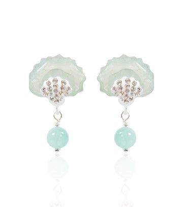 Sea Spray Shell Earrings