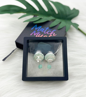 Sea Spray Shell Earrings