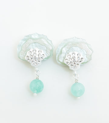 Sea Spray Shell Earrings